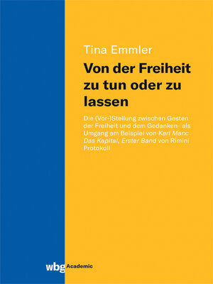 cover image of Von der Freiheit zu tun oder zu lassen